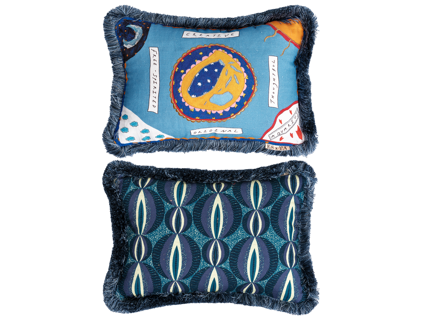 Aquarius Zodiac Cushion Collection - Emma Stevenson x Tatiana Alida