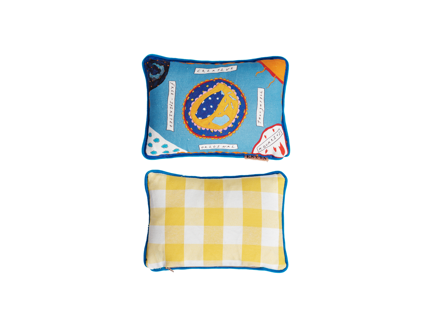 Aquarius Zodiac Cushion Collection - Emma Stevenson x Tatiana Alida