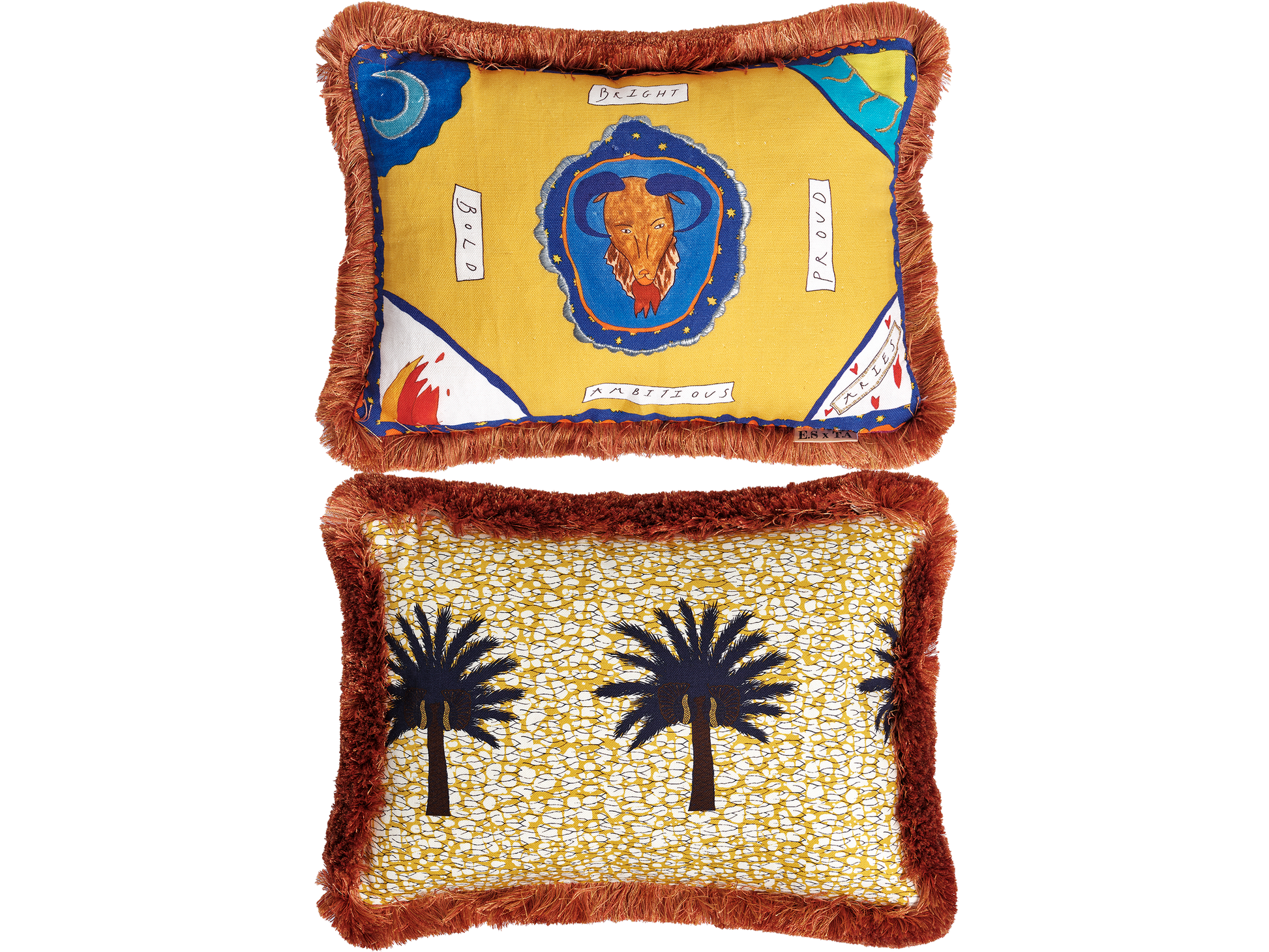Aries Zodiac Cushion Collection - Emma Stevenson x Tatiana Alida