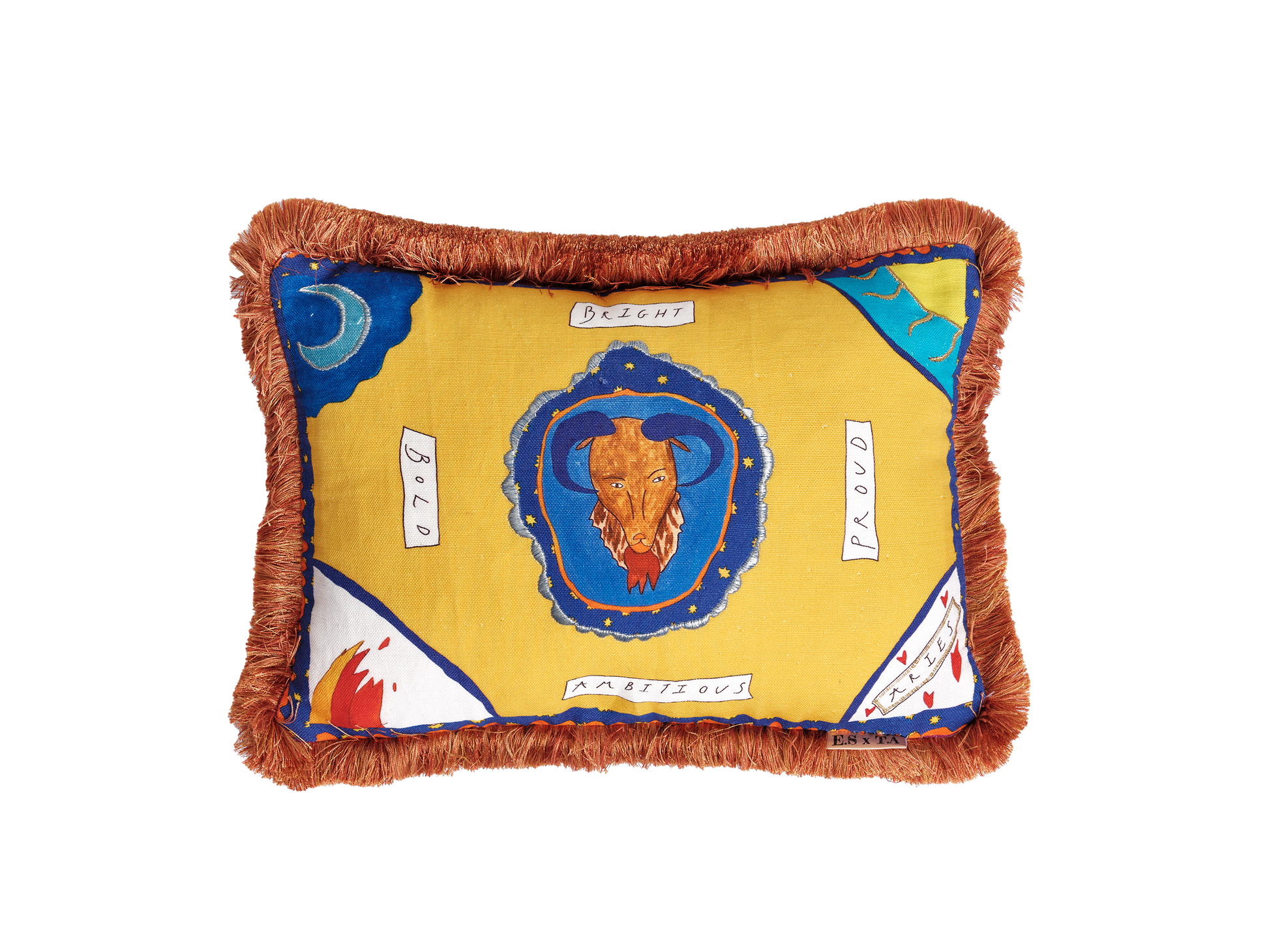 Aries Zodiac Cushion Collection - Emma Stevenson x Tatiana Alida