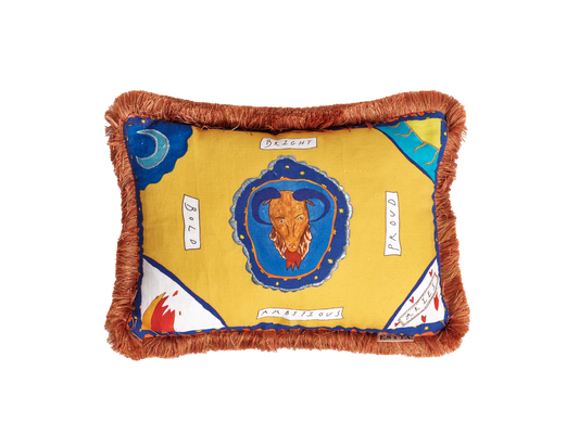 Aries Zodiac Cushion Collection - Emma Stevenson x Tatiana Alida
