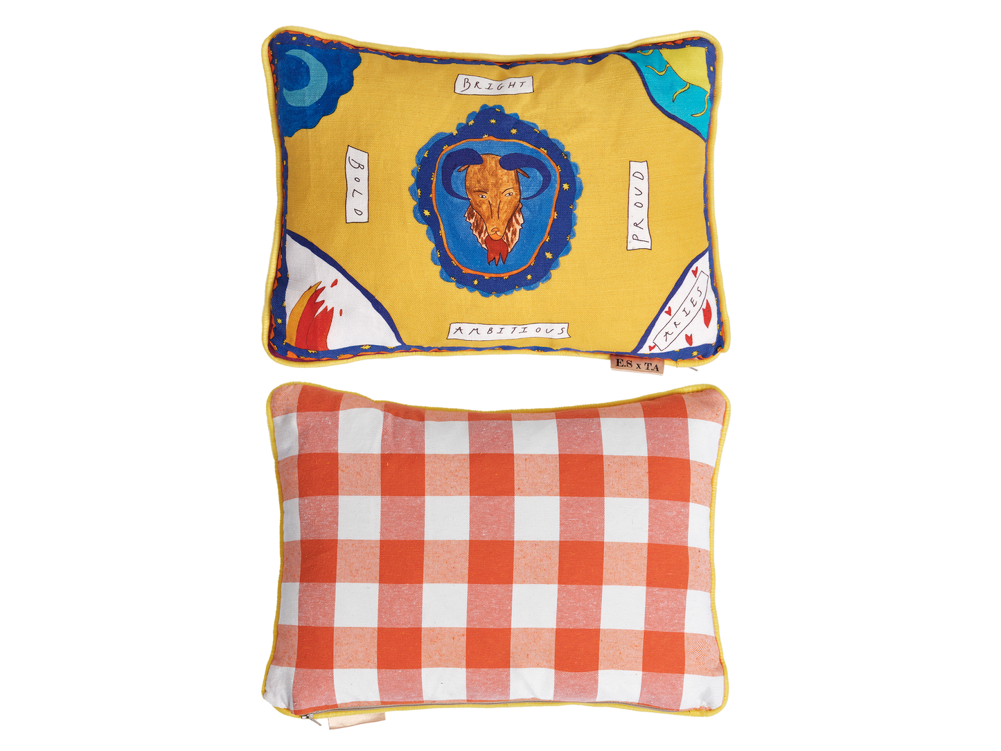 Aries Zodiac Cushion Collection - Emma Stevenson x Tatiana Alida