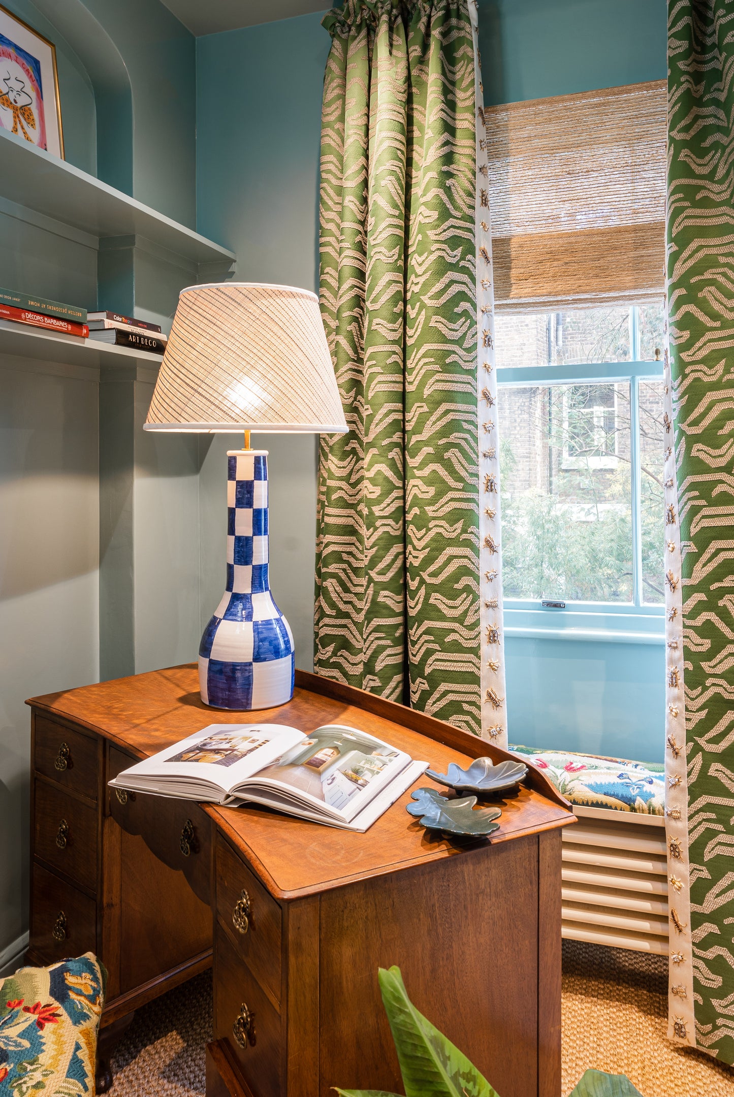Studio A Lamp Ocean Blue, ES x Kinkatou