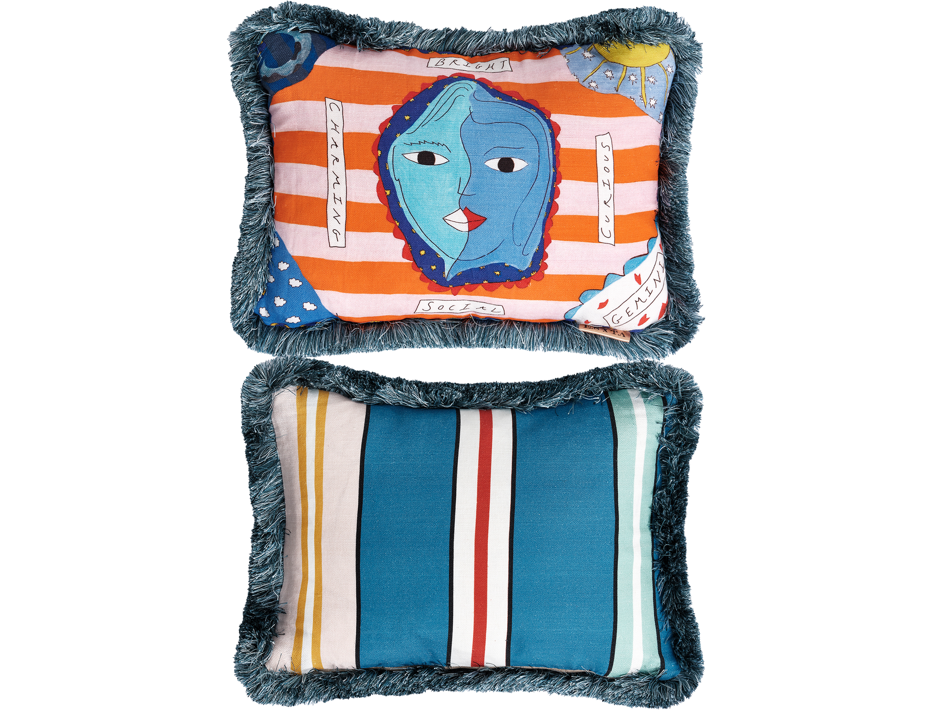 Gemini Zodiac Cushion Collection – Emma Stevenson X Tatiana Alida
