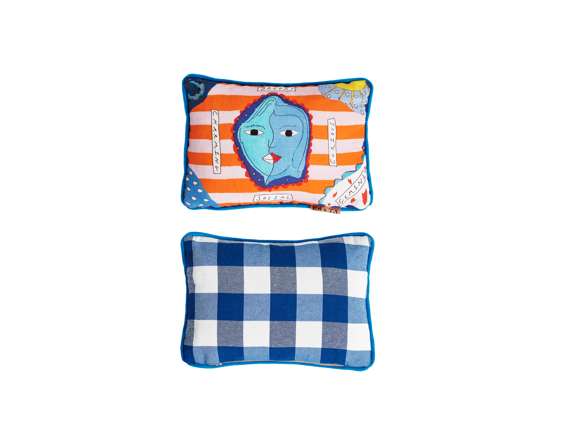 Gemini Zodiac Cushion Collection – Emma Stevenson X Tatiana Alida