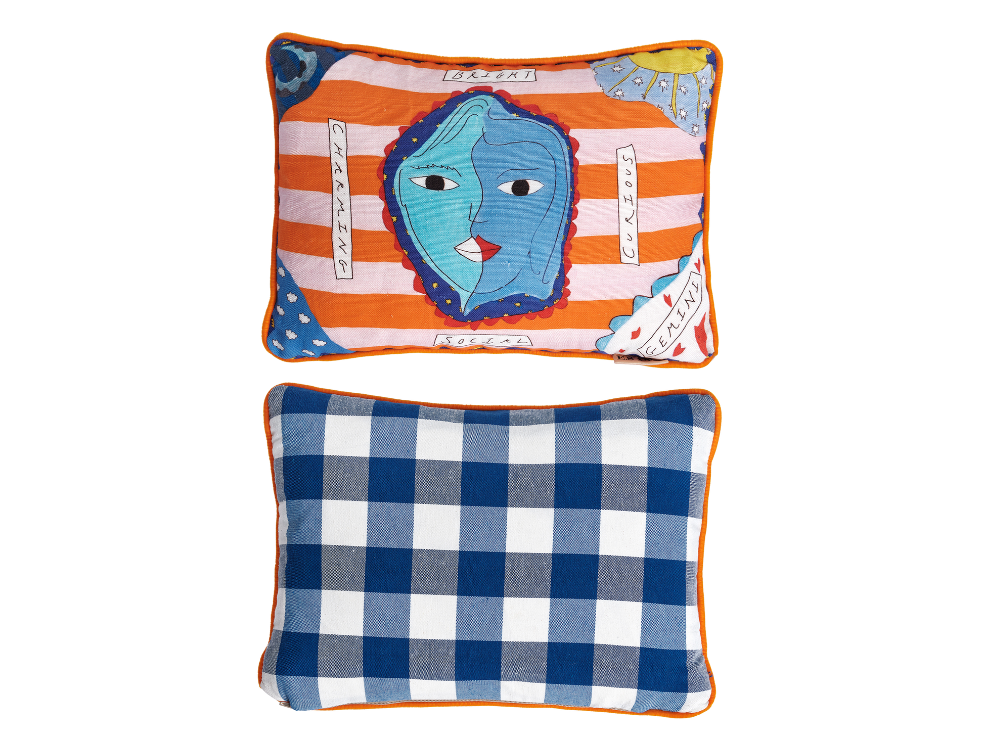 Gemini Zodiac Cushion Collection – Emma Stevenson X Tatiana Alida