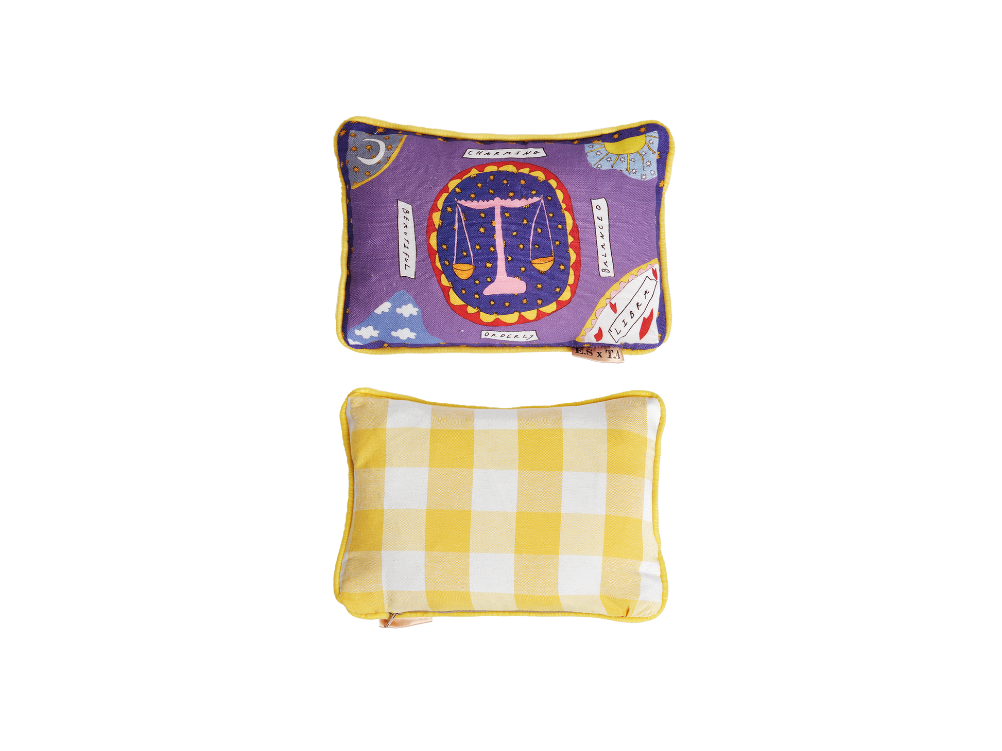 Libra Zodiac Cushion Collection – Emma Stevenson X Tatiana Alida