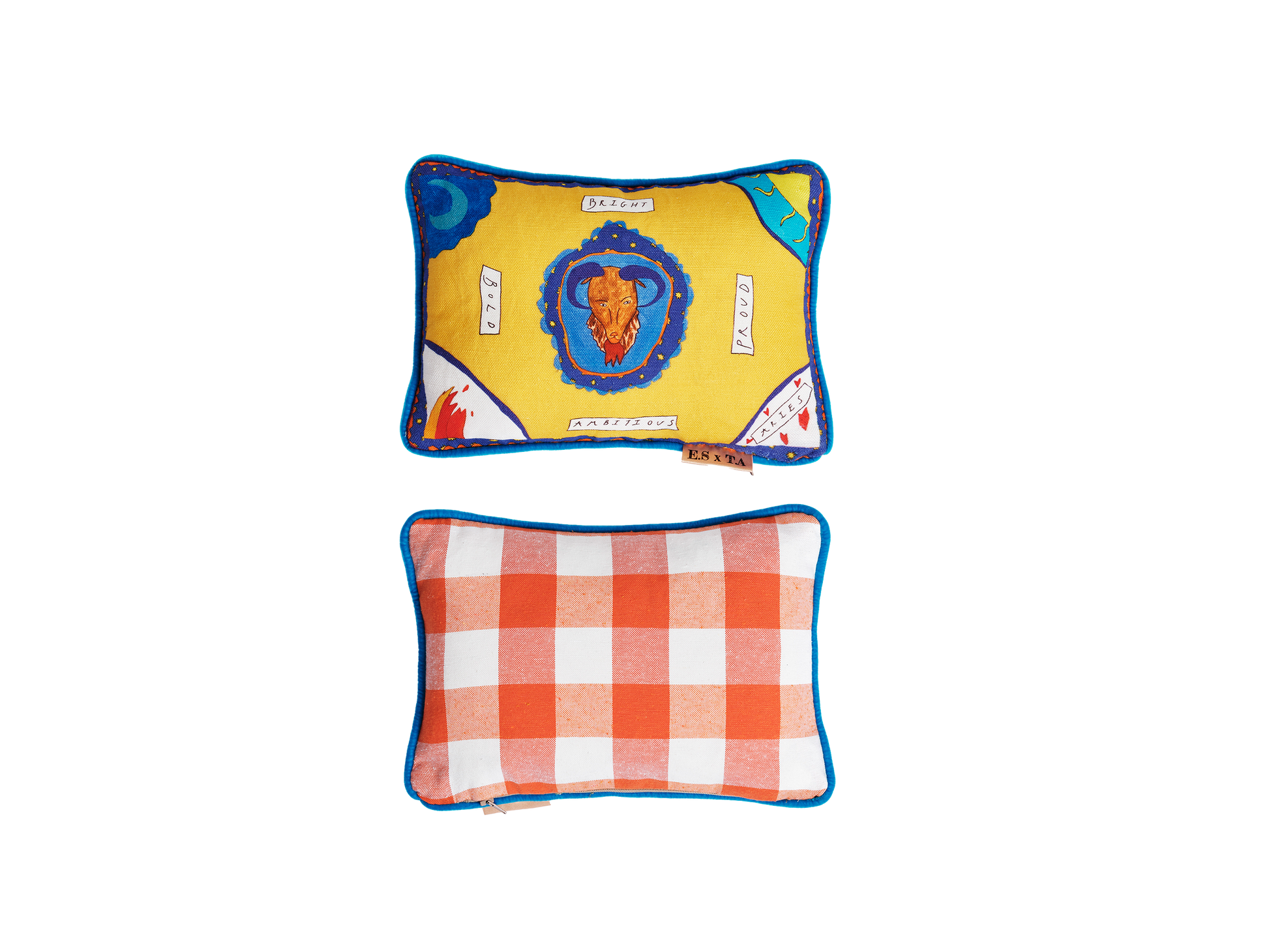 Aries Zodiac Cushion Collection - Emma Stevenson x Tatiana Alida