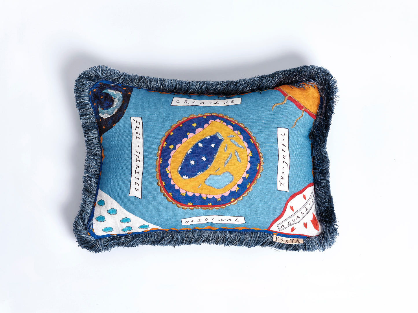 Aquarius Zodiac Cushion Collection – ES X TA