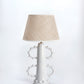 Studio B Lamp Base Design A All White. ES x Kinkatou