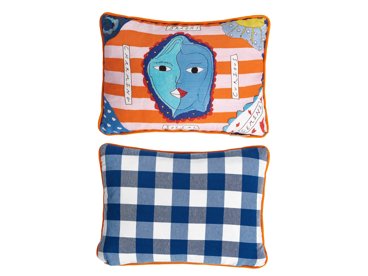 Gemini Zodiac Cushion Collection – Emma Stevenson X Tatiana Alida